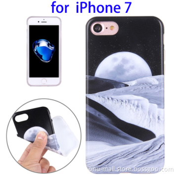 Various Scene Pattern Soft Protective TPU Back Cover for iPhone 7